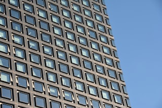 a tall building with many windows